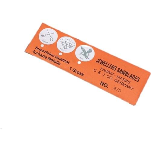 144pcs/bag Jewelry tools Saw Blades goldsmith cutting sawblade wax cut