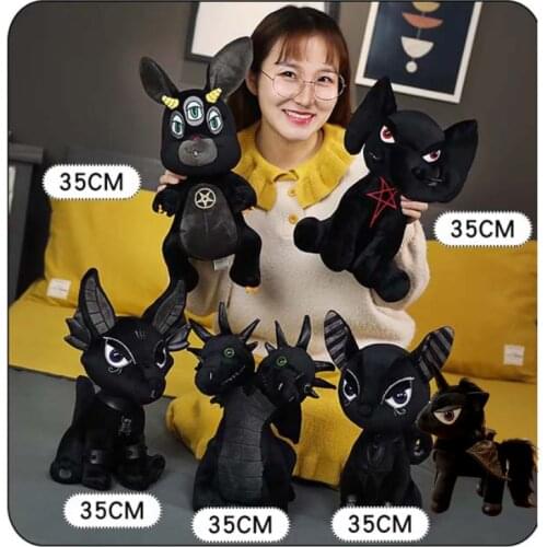 2020 New arrival fishion Stuffed Animal Doll Plush Black Pentacle Elephant Hydra Anubis rabbit Toys For chrismast birthday g
