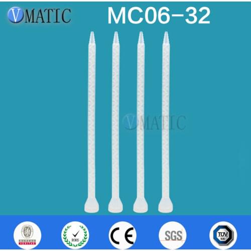 2020 High Quality Resin Static Mixer MC06-32 Mixing Nozzles For Duo Pack Epoxies (White Core)