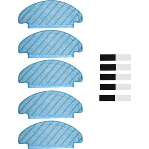 5PCS Mop Cleaning Cloths for Ecovacs Deebot T8 AIVI T8 MAX Vacuum Cleaner Accessories Replacement Cloth Parts
