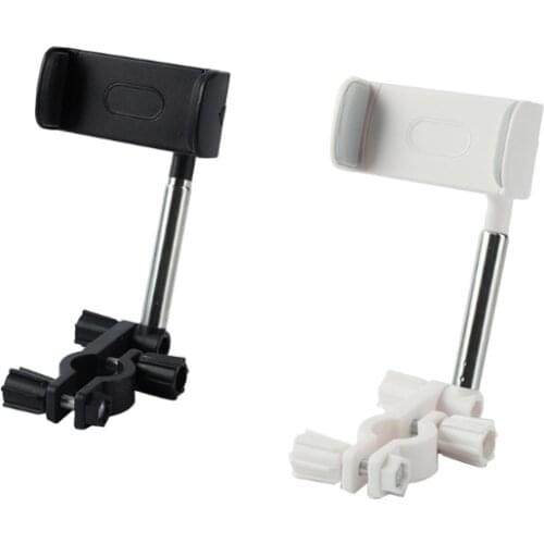 Car Rearview Mirror Mount Phone Holder for -iPhone -Samsung Adjustable GPS Seat Smartphone Holder Universal Extending Stand