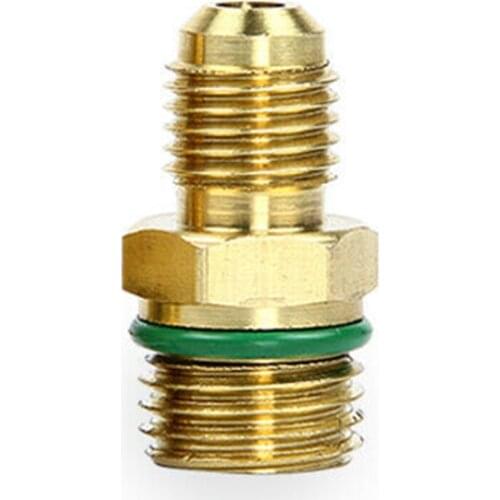 R1234yf Quick Couplers with 1/4" Male Port AC Charging Fittings Set of 2