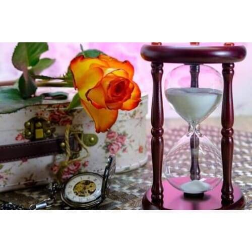 GLymg Craft Painting Time Is Fleeting Diamond Embroidery Diy Rhinestones Embroidery 5d Diamond Painting Diamond Diamond Art Wall