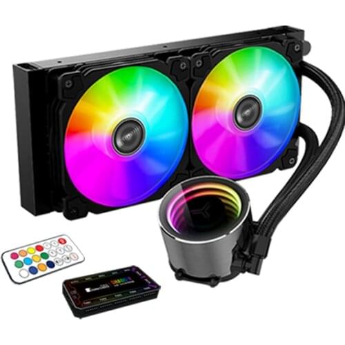 Jonsbo Jonsbo TW4-240 Magic Color Light Shadow CPU Water Cooling Radiator Motherboard Argb Remote Control 5V Synchronization