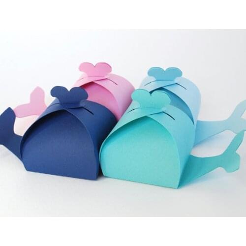 Whale nautical Wedding Gift Candy box Candy gift Favor Boxes Favors holders coockies package tools
