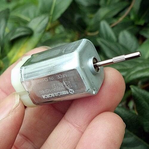 MABUCHI SF-266SA-1G160 Square 6-Pole Rotor Micro Mini Electric 266 Motor 18*18MM DC 12V-24V 14500RPM Car Rearview Mirror Folding