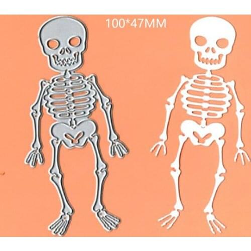 Metal Cutting Dies Cut Mold Halloween Skull Ghost Decoration Scrapbook Paper Craft Knife Mould Blade Punch Stencils dies