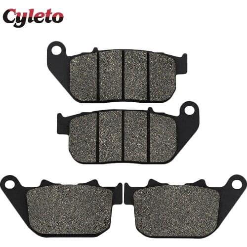 Motorcycle Front Rear Brake Pads for Harley XL50 L883 Iron XL 883 Sportster Custom XL1200 XL 1200 XL1200V XL1200X 48 Forty Eight