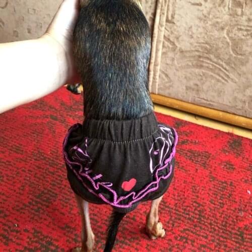 Pet Puppy Dog Washable Diaper Underwear Cotton Shorts Sanitary Dogs Hygiene Physiological Pant Panties Dog Briefs Trousers