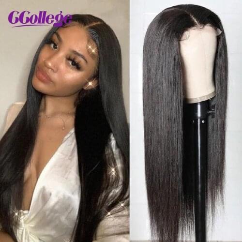 Lace Wig Human Hair 4x4 Lace Closure Wig Straight Wig Human Hair Wigs For Black Women Transparent Lace Front Wig 150 Remy Hair