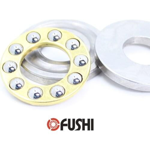 F5-12M Bearing 5*12*4 mm ( 10PCS ) ABEC-1 Miniature F5 12 M Thrust Axial F5 12M Ball Bearings With Grooved Raceway