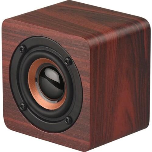 Portable mini key wooden bluetooth speaker 4.2 stereo speaker whole series of smart phone speaker 3W