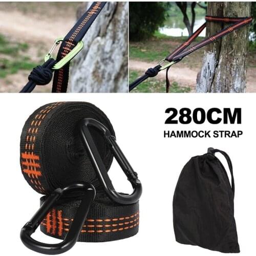 Adjustable Tree Hanging Hammock Straps Hiking Climbing Rope Outdoor Activities Camping Accessories Aerial Yoga Rope
