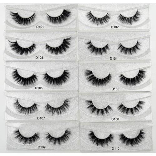 Lash 3D Mink Lashes Eyelashes Thick Natural False Eyelashes Handmade Fake Eye Lashes Extension for Beauty Makeup 27 styles