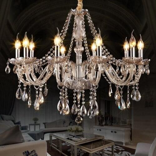 Modern crystal chandelier K9 crystal 110~240V lustres de cristal chandelier for living room or bedroom lighting lustre para sala