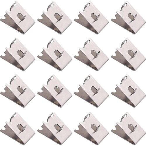 10 Pack Freezer Shelf Clip Refrigerator Shelf, Stainless Steel Refrigerator Clasp Shelf Hook of Freezer Refrigerator Acessories