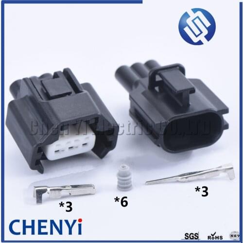 1 set 3 pin 7183-7874-30 7183-7874-30 Oxygen Sensor Plug Waterproof Female or Male Electrical Cable Socket For A/C Compressor