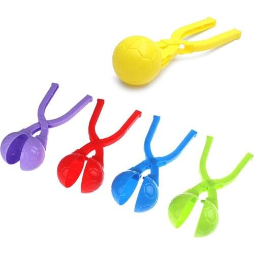 1pc Lovely Duck Shaped Snowball Clip Maker Clip Children Outdoor Winter Snow Sand Mold Tool Creative Outdoor Fun & Sports