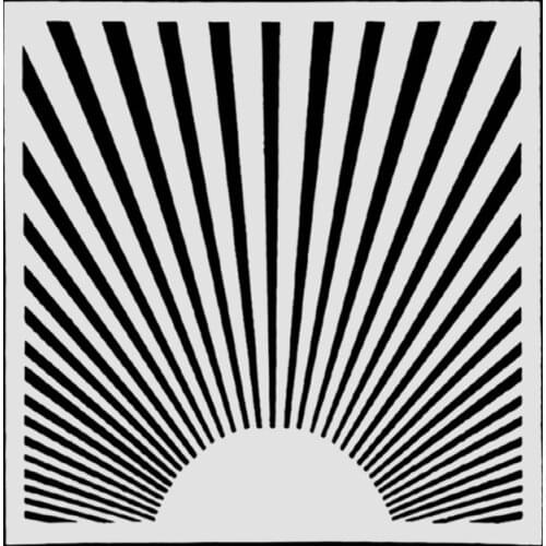 13*13 Sunlight Layering Stencils graffiti hand copied board hollowed out diy photo album graphic spray painting tool