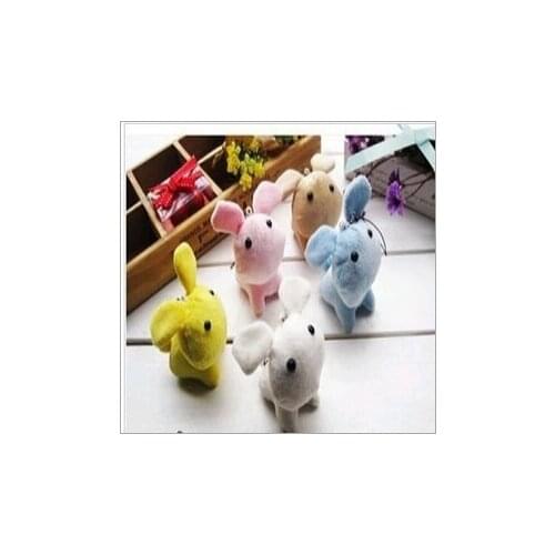 3pcs 8cm cute Mini Rabbit Plush Stuffed TOY DOLL Phone Charm Strap & BAG Pendant Lanyard DOLL Wedding Bouquet Kawaii