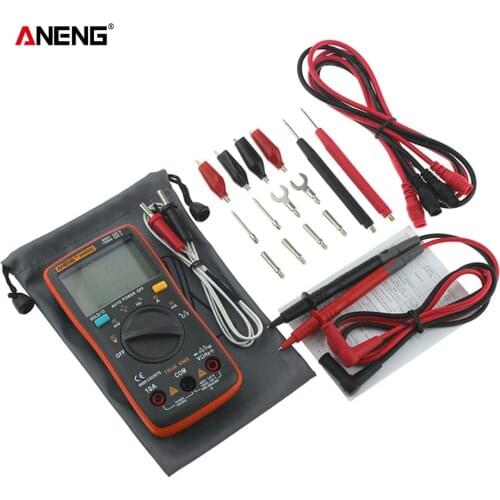 ANENG AN8002 Digital Multimeter 6000 Counts Auto Range True RMS Digital Profesional Transistor Capacitor Voltimetro Multimeter