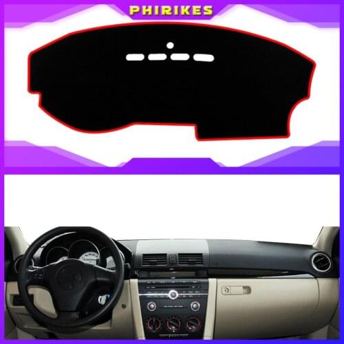 Dashboard Cover For Mazda 3 M3 BK 2004 2005 2006 2007 2008 Dashmat Dash Mat Sun Shade Dash Board Cover Carpet Non-slip Car Pad