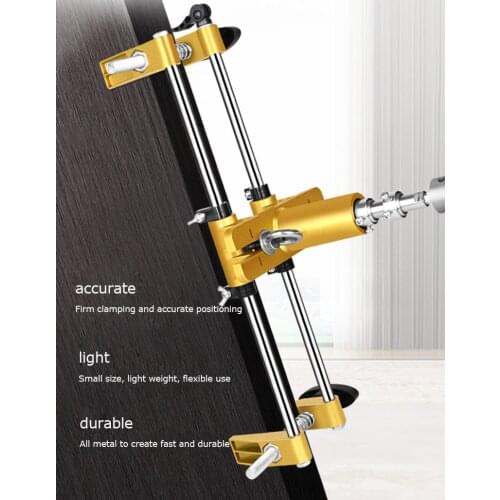 Woodworking Door Lockhole Slotting Machine Doorlock Mortising Template Jig Locksmith Door Opener Lock Mortiser 16.5/18/20/22/24M