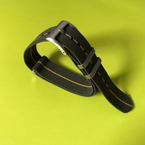 20 22mm Nato French Troops Parachute Bag Watchband For Tudo Elastic Nylon Belt Watch Strap Bracelet Military Watch Band