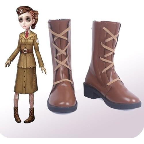 Game Identity V Cosplay Shoes Boots Coordinator Martha Behamfil Cosplay Shoes Halloween Carnival Party Daily Leisure Anime Shoes