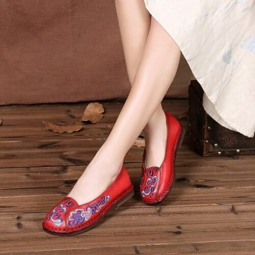 Retro leather shoes for womenLeisure High quality and low price leisure shoesGenuine leather shoesLeather womens shoes