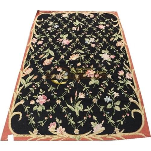 Needlepoint carpets needlework rugs 122CMX183CM 4 X 6 n-204bgc3neeyg9