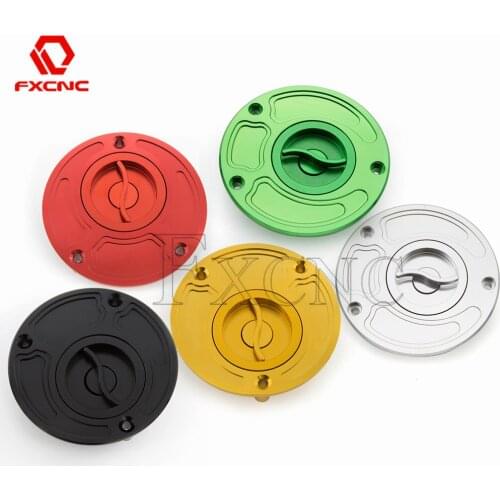 CNC Motorcycle Fuel Gas Cap Tank Cover Keyless Caps For KAWASAKI ZX10R ZX6R ZX14 Z1000 NINJA1000 NINJA650R ER6N VERSYS Z750