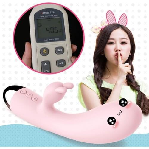 Leten Men Dildo Rabbit Dual Vibrator Heating G-spot Massage Clitoris Stimulator Silicone Masturbation Device Sex Toys For Women