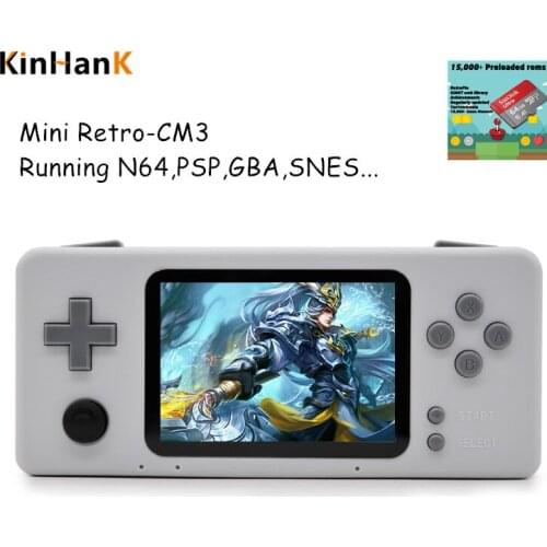 Mini Video Game Consoles Retro CM3 Pre-install Retropie System Game Player 45 Simulator with 15000+ Games