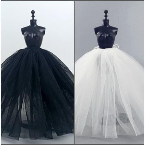 Fashion Petticoat Slip For Barbie Doll Wedding Dress Underskirt Clothes Outfits 1/6 BJD Dollhouse Accessories Baby Kid DIY Toy