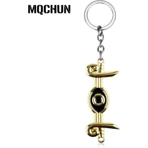 Fashion Jewelry Accessories Game Wang Millennium Jewelry Alloy Pendant Key Chain Animation Ornaments Around Keychain for Fans50