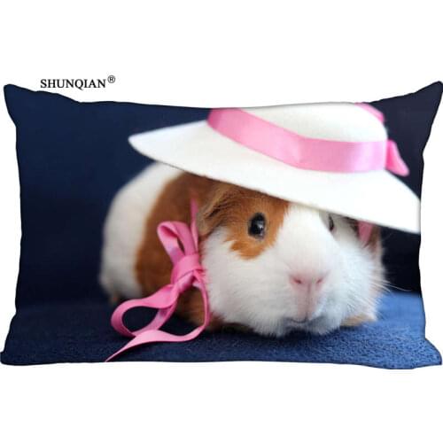 New Guinea Pig Pillow Case Custom Wedding Pillowcase Cover Cases Gift Zippered Rectangle Pillow Case