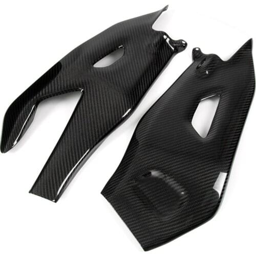 New 100% Carbon Fiber Motorcycle Swingarm Cover Swing Arm Protection Covers Fairing For YAMAHA YZF R1 2015 2016 2017 2018