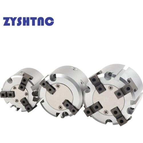 MHS2/MHS3/MHS4 Series 2/3/4 Finger Pneumatic Gripper SMC Replacement Double Action Rotating Cylinder 16D/20D/25D/32D/40D/50D