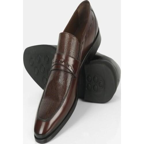 Modern Comfortable Stylish Four Season Mens Shoes Hand Painted Personalized 100% Genuine Leather