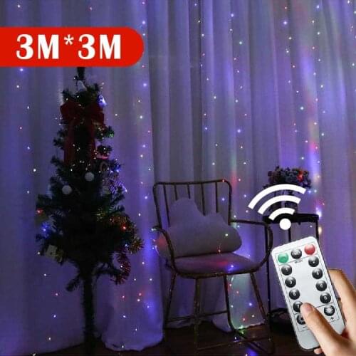 Led Curtain Lights Usb Fairy Lights Decoration Salon Aesthetic Room Decor For Wedding New Year Holiday Christmas Garden