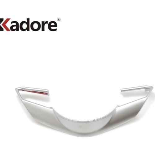 Interior Accessories For Mazda 3 M3 Axela 2017 2018 ABS Matte Steering Wheel Panel Cover Insert Trim Garnish 1pcs