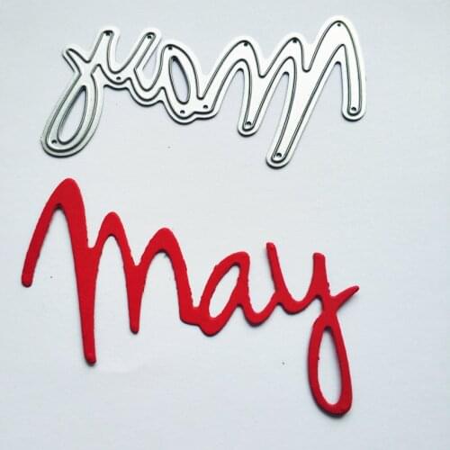 Die Cutting dies Sitting May metal craft paper die Scrapbooking/DIY Embossing mould Easter New Year