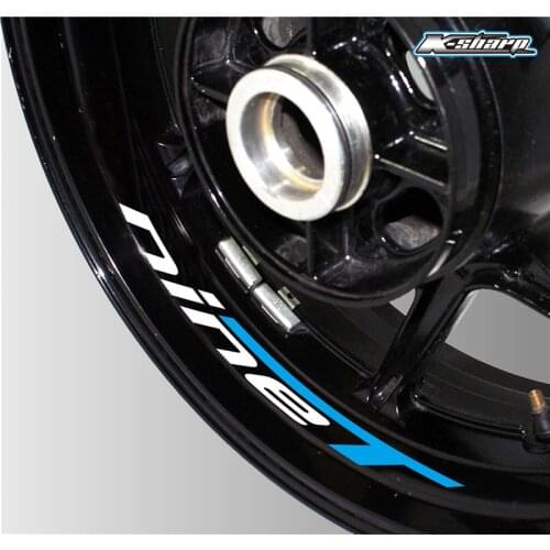High quality motorcycle rim logo sticker decal reflective moto car Accessories decoration For Honda ninet sticker