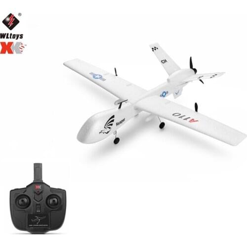 Wltoys A110 3CH Mini RC Drone 530mm Wingspan EPP RC FPV Racing Drone Airplane Plane Toys with High Speed RC Model Toy for Kids