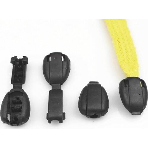 XUNZHE 50 Pcs 18mm Cord Ends Tail clip With Lid Lock Colorful Plastic Toggle Clip Paracord Clothes Bag Sportwear Parts