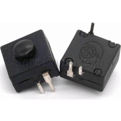 10PCS 213A 12*12mm 3 PIN flashlight forward switch Push Button Switch ON-ON-OFF