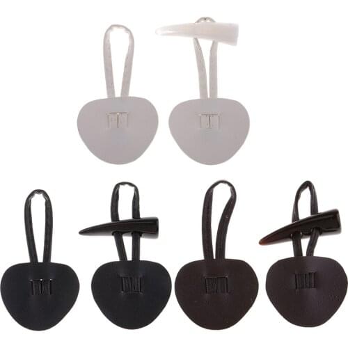 6 Pairs Alternating Buckle Horn Button Rivets Clothing For Coats, Sweaters