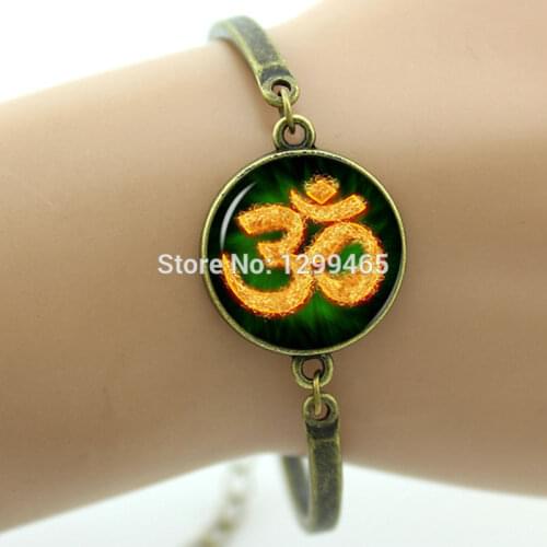 Dress Accessories Aum Amulet Hinduism jewelry Krishna Decoration jewelry Mandala Jewelry three color for your finish choose B389