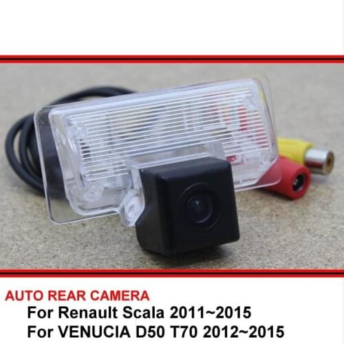 For Renault Scala VENUCIA D50 T70 2011~2015 Car Waterproof Rearview Parking Reverse Backup Rear View Camera HD CCD Night Vision